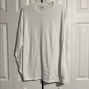 2 Jerzees dri power cotton blend long sleeve mens tee shirt size XL